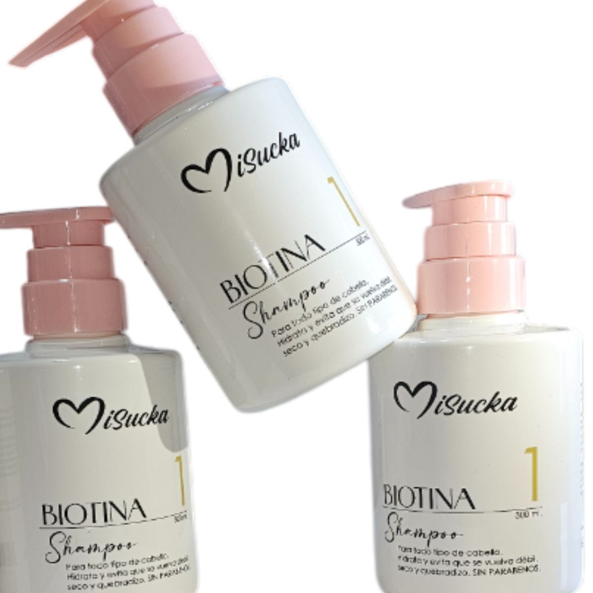 GENERICO - Shampoo Misucka con Biotina de 300 ml