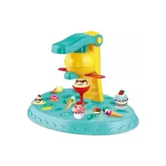 GENERICO - Juguete Set Maquina De Helados Con Plasticina 21 Piezas