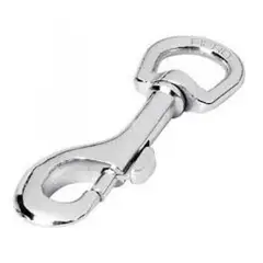 GENERICO - MOSQUETON CON DESTORCEDOR 80 MM