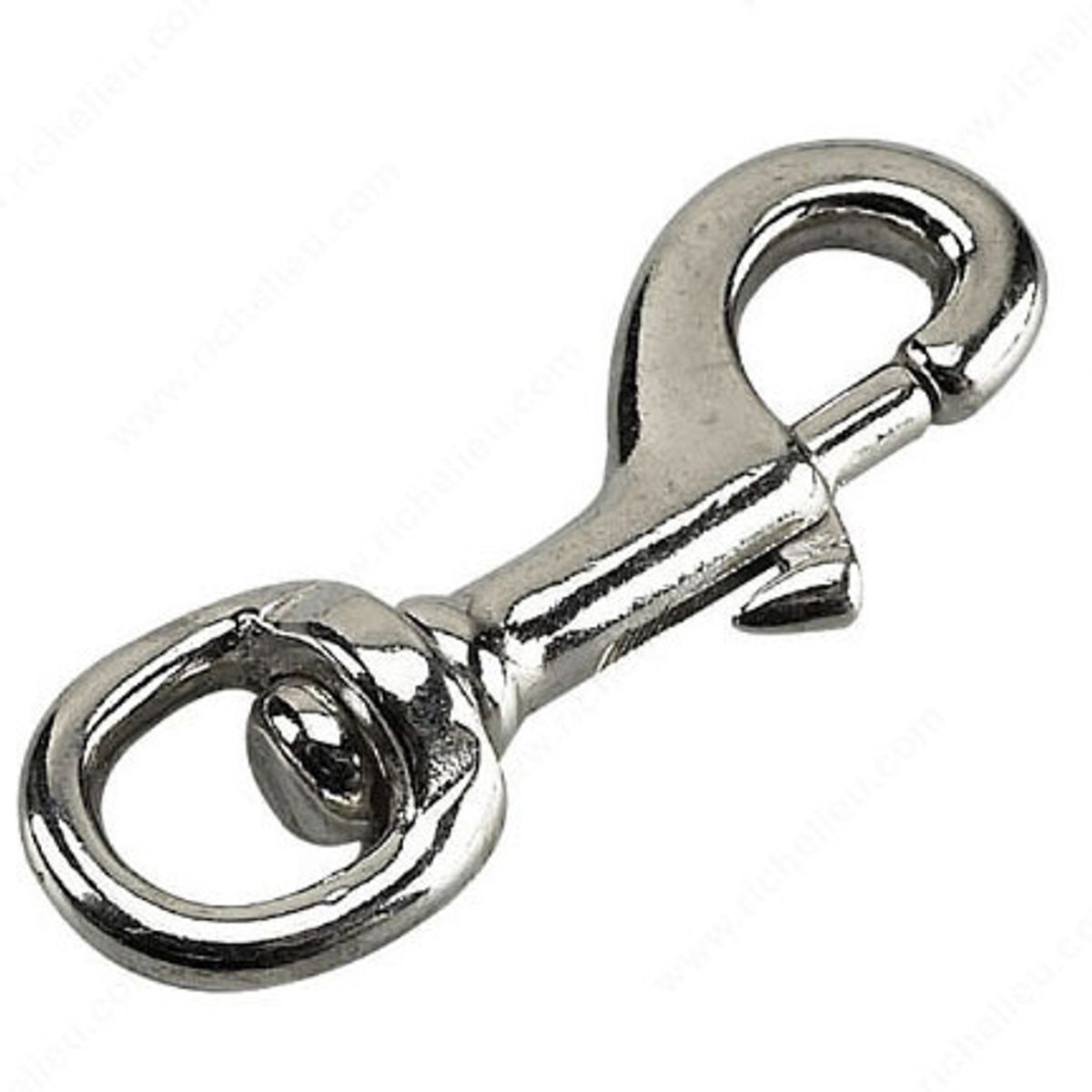 GENERICO - MOSQUETON CON DESTORCEDOR  70 MM