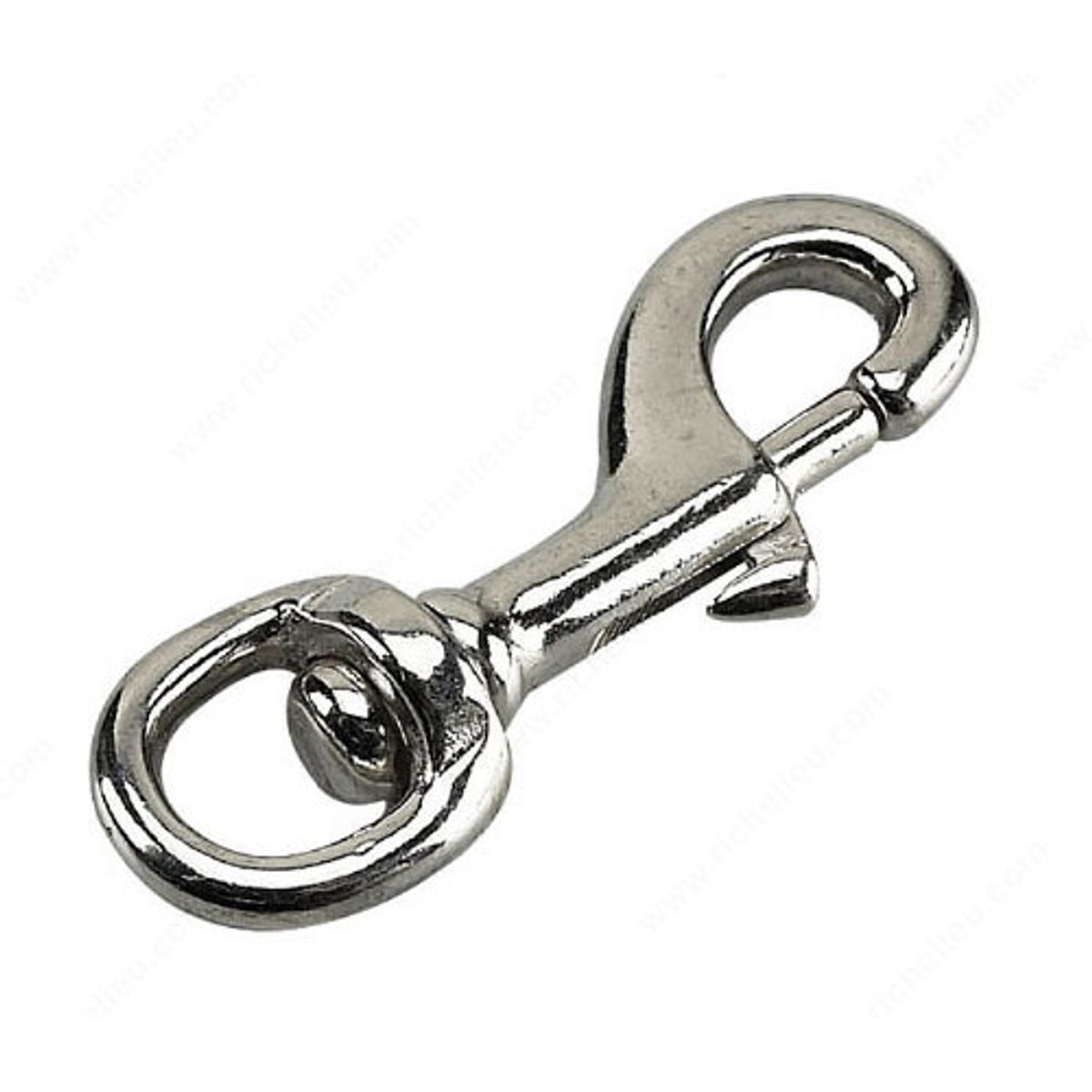 GENERICO - MOSQUETON CON DESTORCEDOR  70 MM