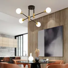 XHCY - Lámpara De Techo Moderna De Lujo Para el hogar E27-4 Portalámparas