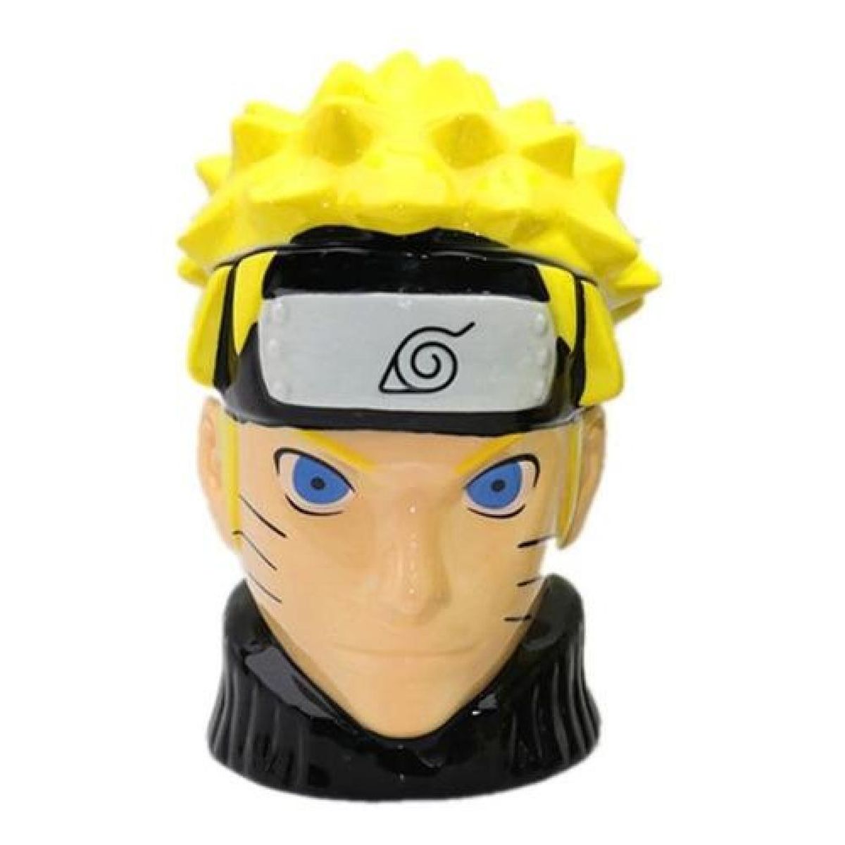 GENERICO - Taza Tazon 3d Naruto Uzumaki Anime - Amarillo.