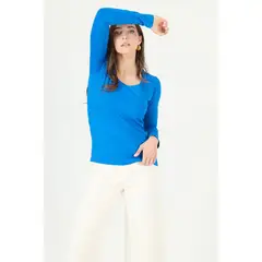 PRIVILEGE - Polera azulina 2305 - Azulino