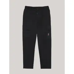 TOMMY HILFIGER - Pantalón Cargo De Algodón Con Logo Azul