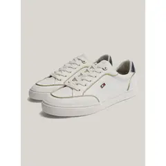 TOMMY HILFIGER - Zapatillas Con Logo Metalic Blanco