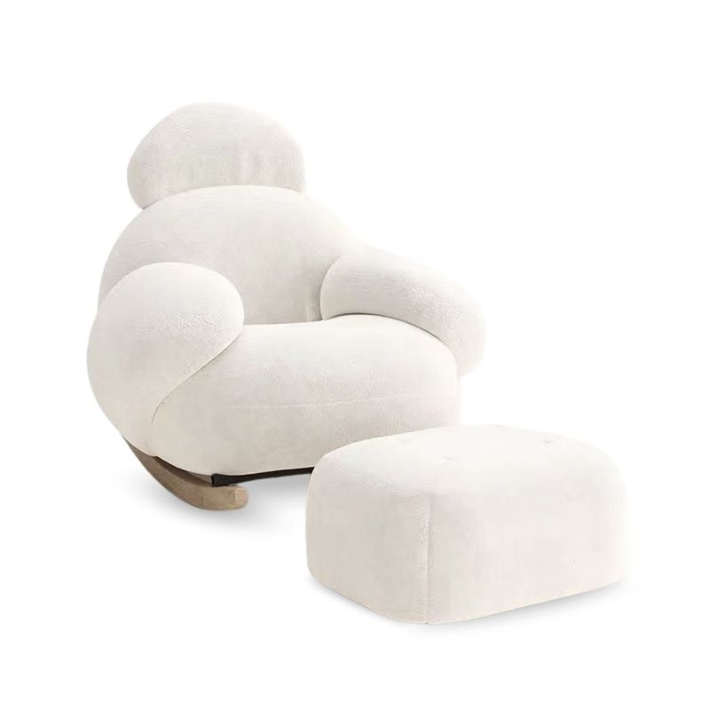 SANTU HOME & DECO - Sofá Mecedora Reclinable con Apoyapies