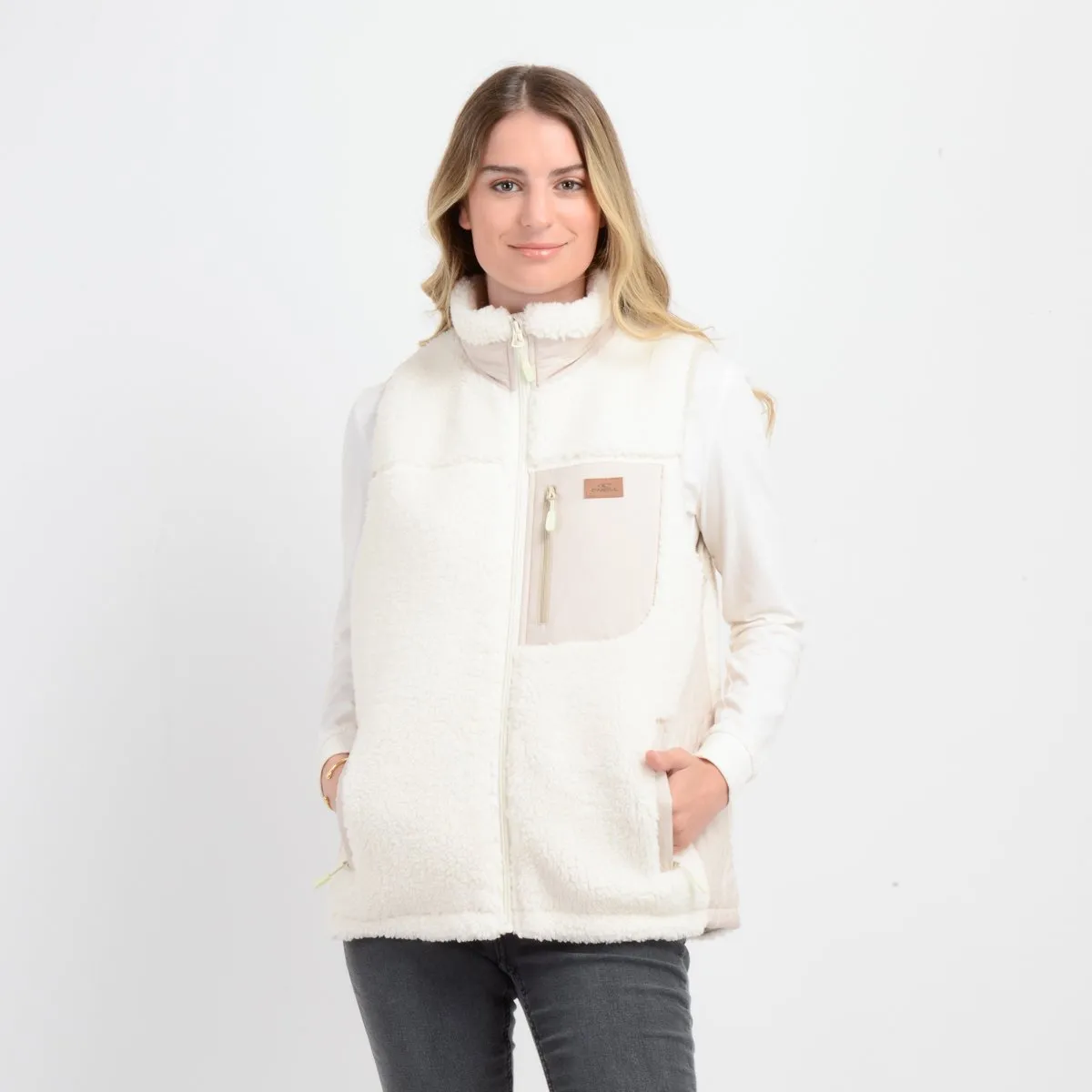 O'NEILL - POLERON CHIPORRO KYLA  BEIGE CLARO