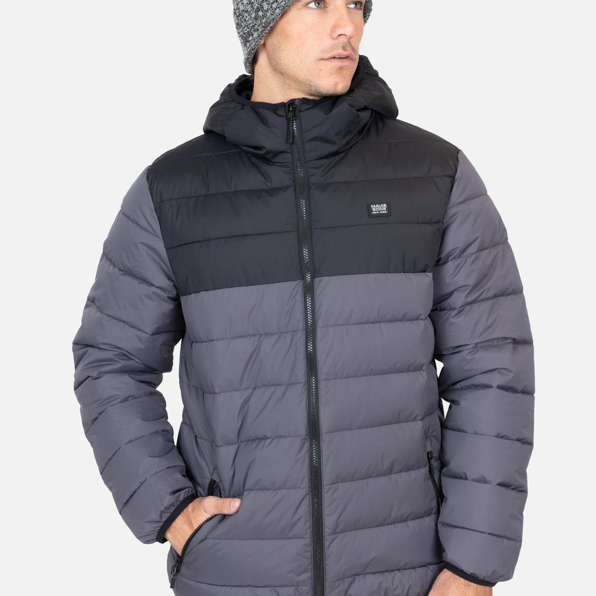 MAUI AND SONS - Parka Velvet Negro Hombre Maui And Sons - Negro