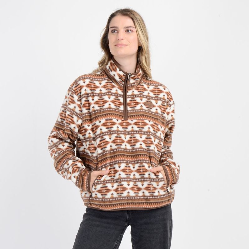 O'NEILL - POLERON POLAR AZTEC  HZ CAFÉ CLARO / PASTEL