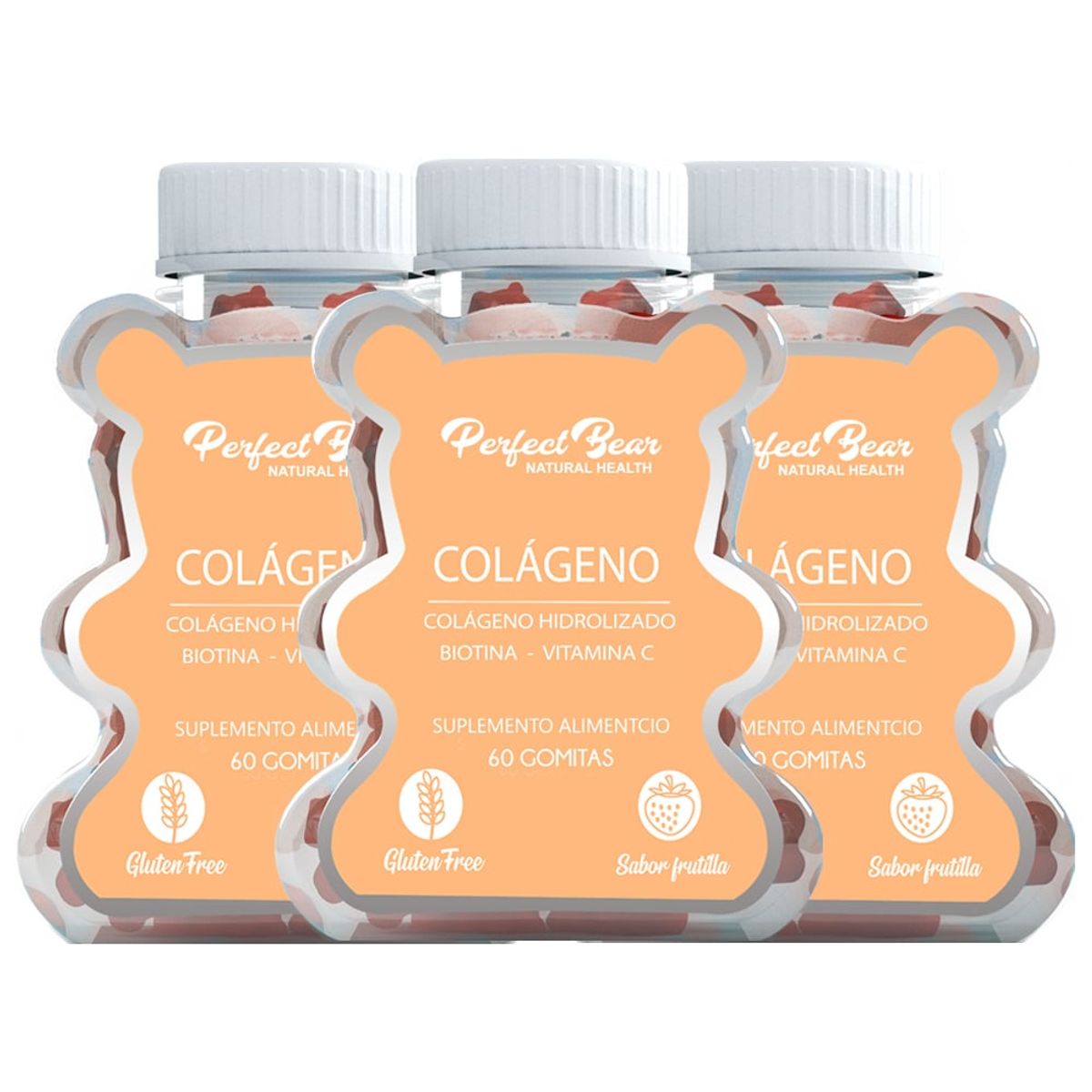 Perfect Bear - Colágeno Hidrolizado 3 mes