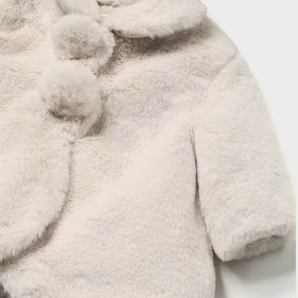 MAYORAL - Elegante Abrigo pelo recién nacida