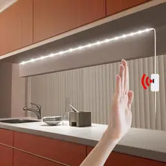 XHCY - Tira led 60 luces a prueba de agua con sensor de mano