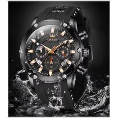 STARTECHOFFICE - Reloj Hombre Quartz Deportivo y de Lujo Cronógrafo Resistencia 30m