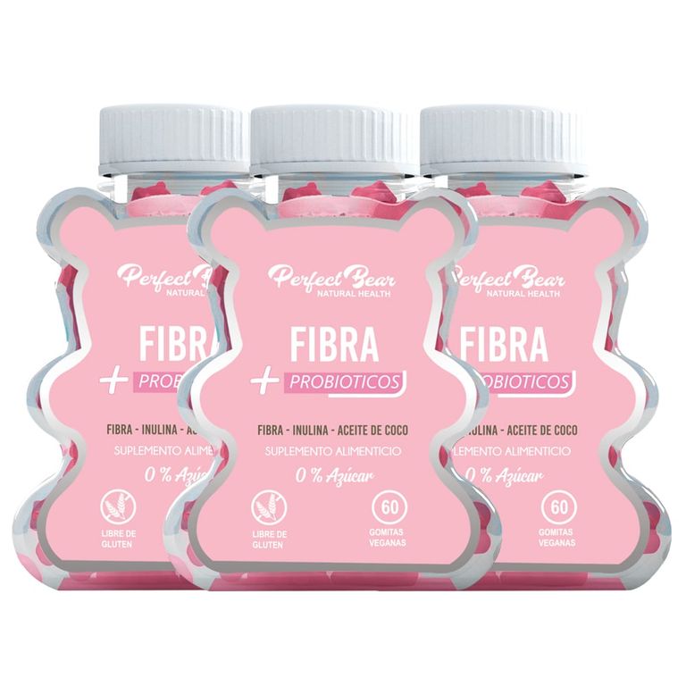 Fibra Mas Probioticos, Estrenimiento Y Digestion, 3 meses