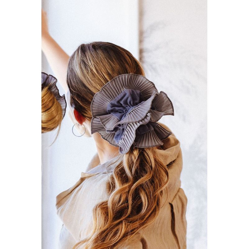 MANZA - Bamba Colet Maxi Scrunchie Capri Lino
