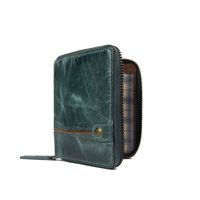 Billetera Texas 1160 Turquesa Marrón