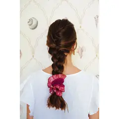 MANZA - Bambita Colet Scrunchie Burdeo Ink