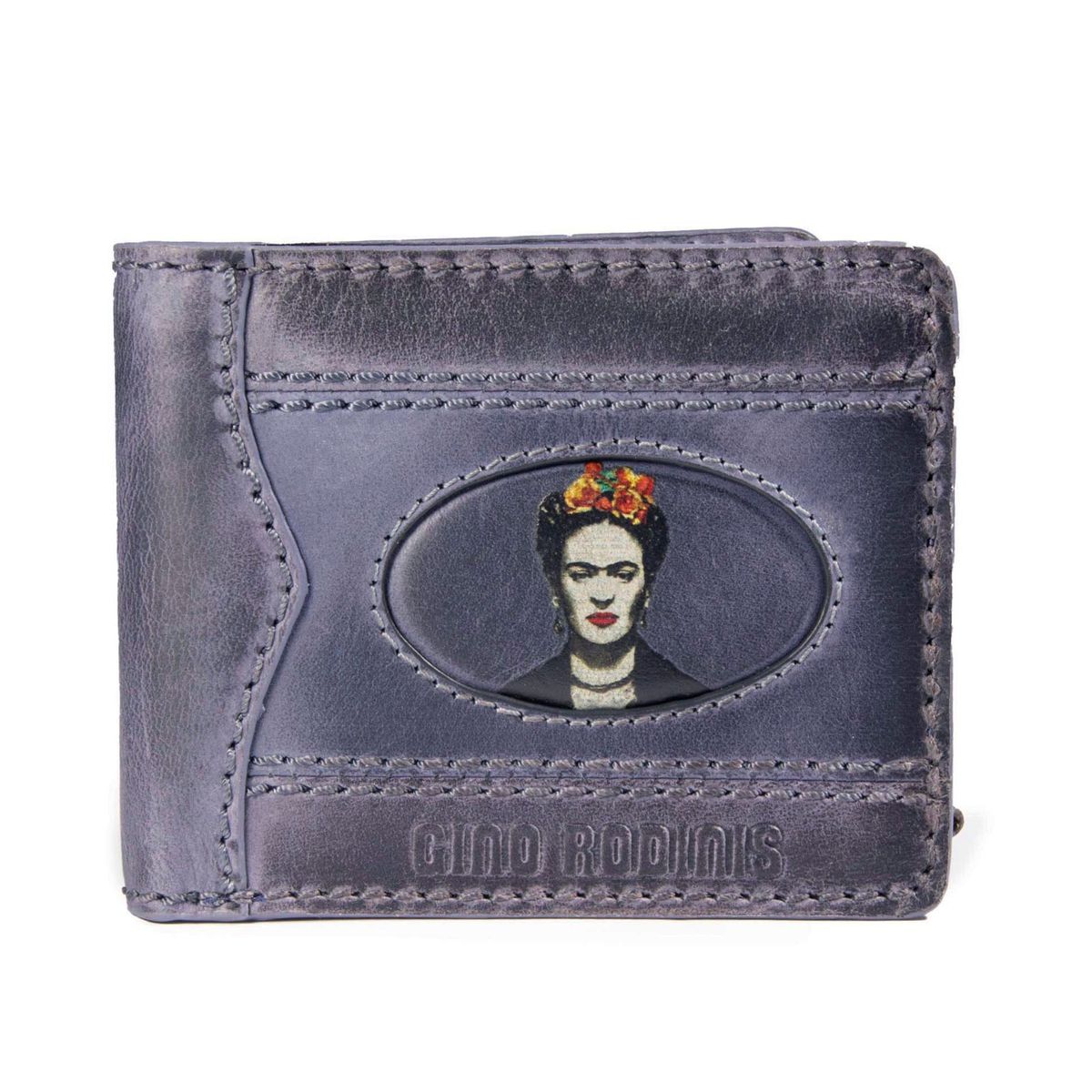 GINO RODINIS - Billetera Gino Rodinis Coco 9931 Frida Kahlo Azul
