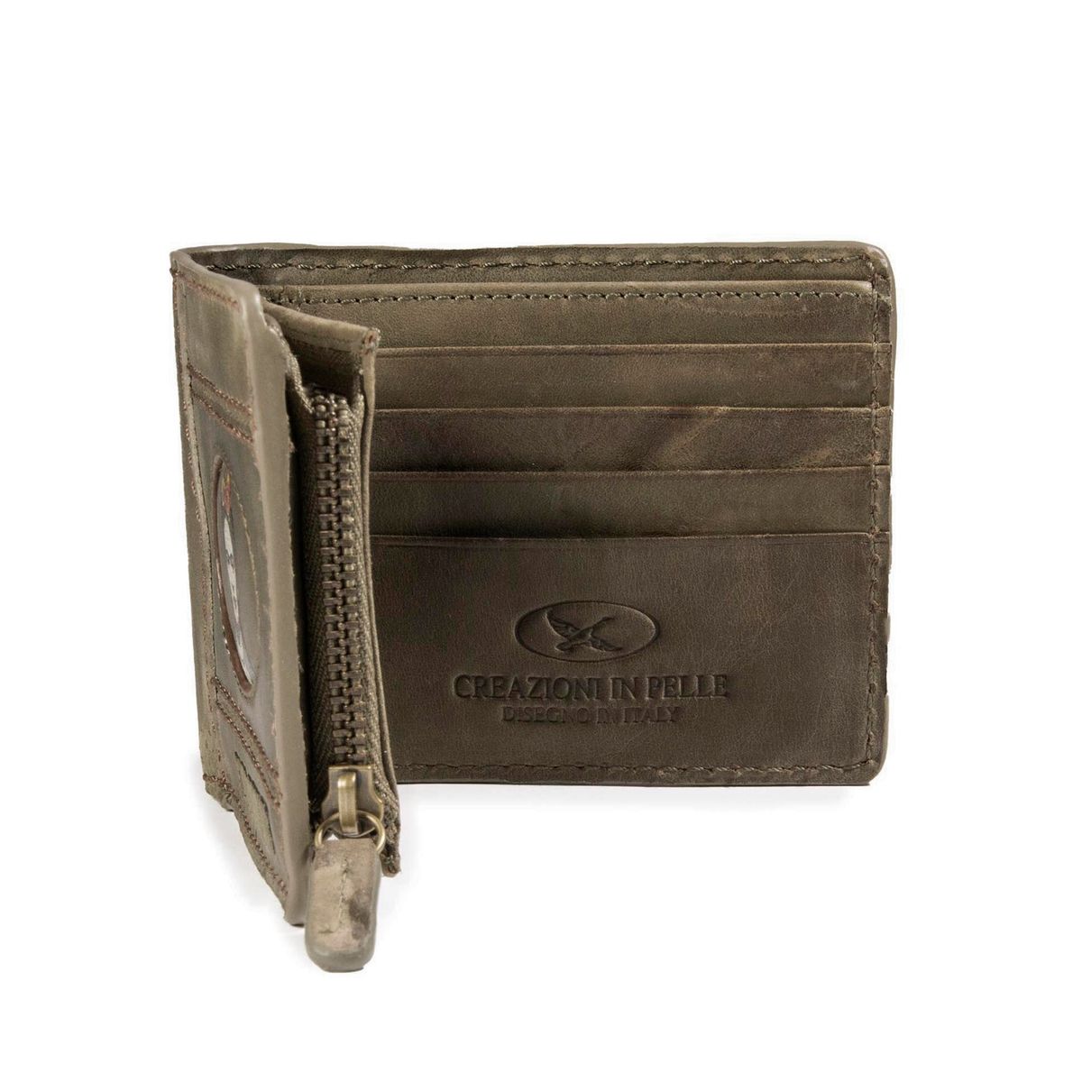 GINO RODINIS - Billetera Gino Rodinis Coco 9931 Frida Kahlo Verde