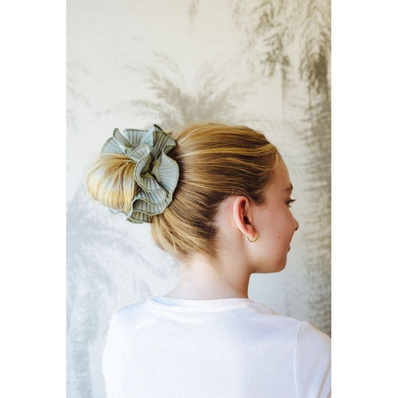 MANZA - Bambita Colet Scrunchie Oliva Ribbed