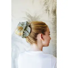 MANZA - Bambita Colet Scrunchie Oliva Ribbed