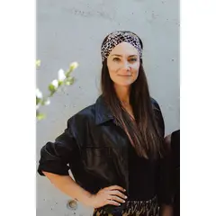 MANZA - Cintillo Kid Turbante Arena Print