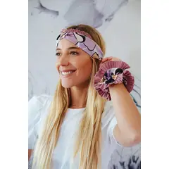 MANZA - Cintillo Kid Turbante Palo Rosa Paraíso