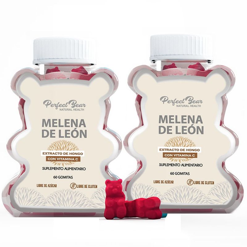 Perfect Bear - Melena de Leon mas Vitamina C gomitas Perfect Bear 2 Meses