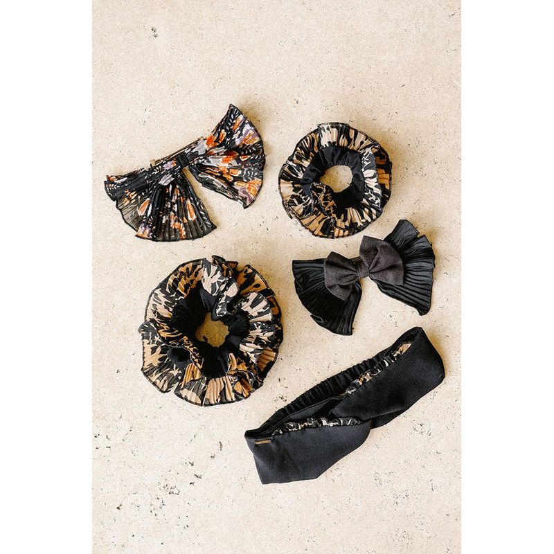MANZA - Bamba Colet Maxi Scrunchie Negro Wild