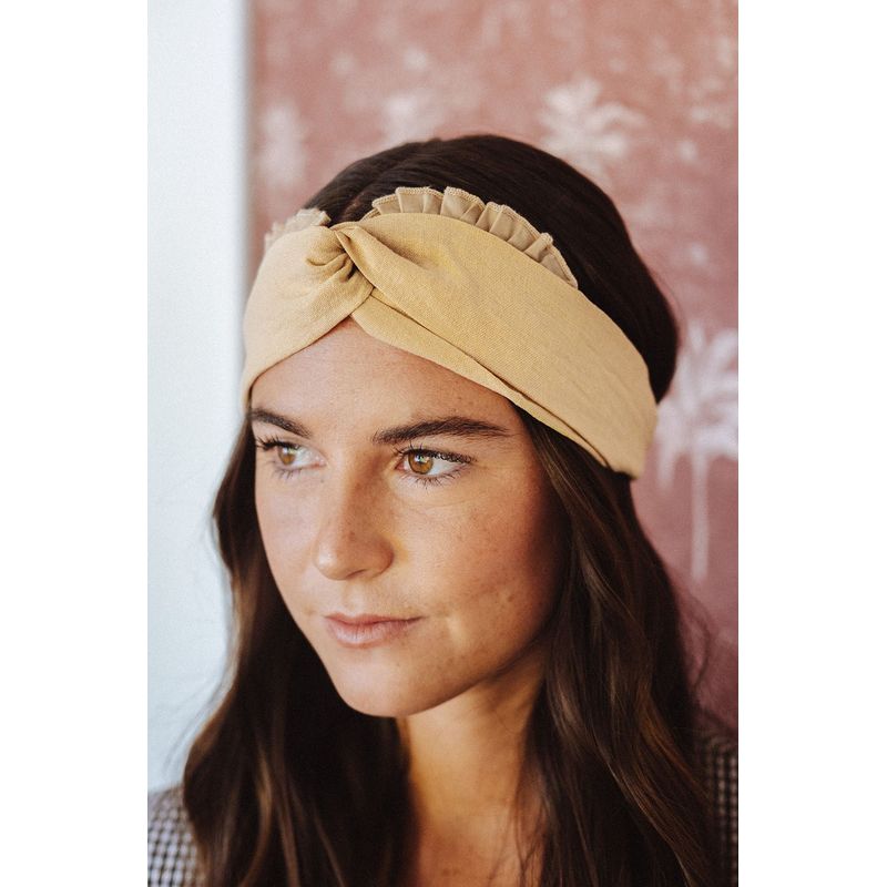 MANZA - Cintillo Turbante Arena Basic