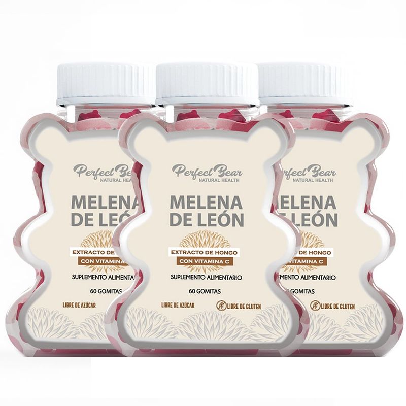 Perfect Bear - Melena de Leon mas Vitamina C gomitas Perfect Bear 3 Meses