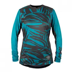 TSG HELMETS - Jersey TSG Manga Larga Mujer Floral Ocean Depths Negro