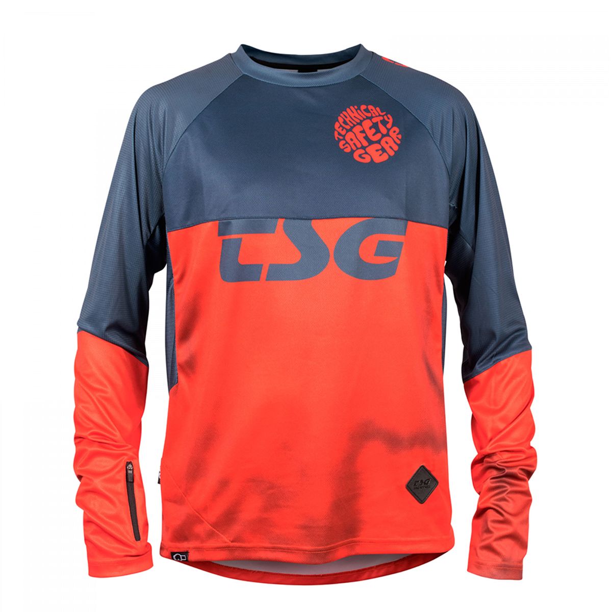 TSG HELMETS - Jersey TSG Manga Larga SP6 Rojo Azul