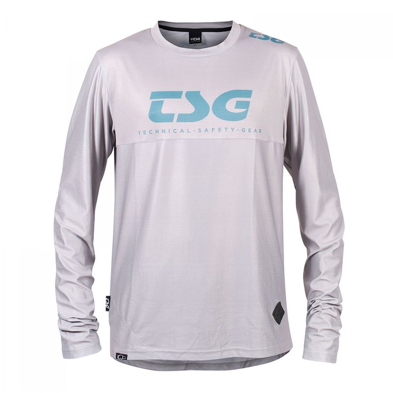 TSG HELMETS - Jersey TSG Manga Larga MF2 Gris Azul
