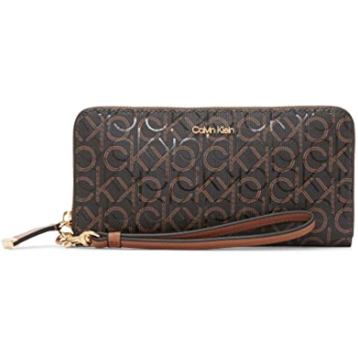 CALVIN KLEIN - Billetera Saffiano Continental Mujer