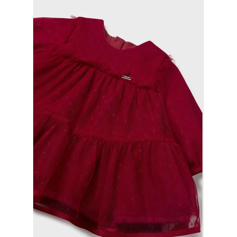 MAYORAL - Elegante y delicado Vestido tul recién nacida