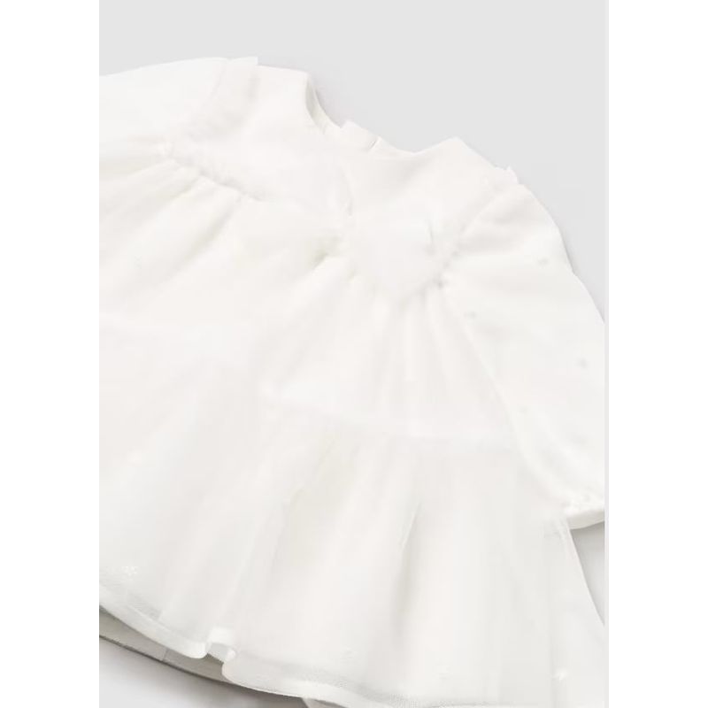 MAYORAL - Elegante y delicado Vestido tul recién nacida