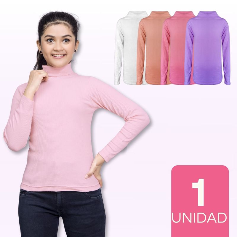 UTILISIMO - Camiseta Polera Bambú Beatle De Niña Primera Capa