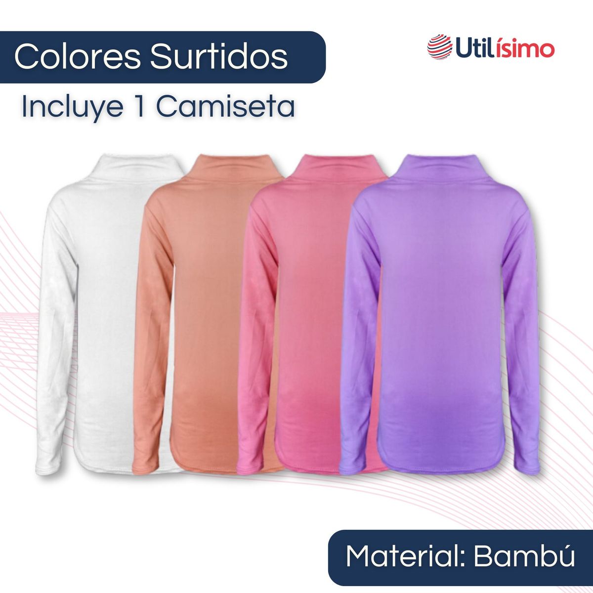 UTILISIMO - Camiseta Polera Bambú Beatle De Niña Primera Capa