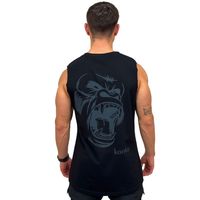 Sudadera Tank Wild Blur Negra Sin Mangas Hombre konko