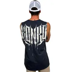 KONKO ACTIVE - Sudadera Tank Wild Revenge Grafito Sin Mangas Hombre konko