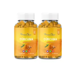 Perfect Bear - Cúrcuma con Vitamina C, 60 Gomitas, 2 meses