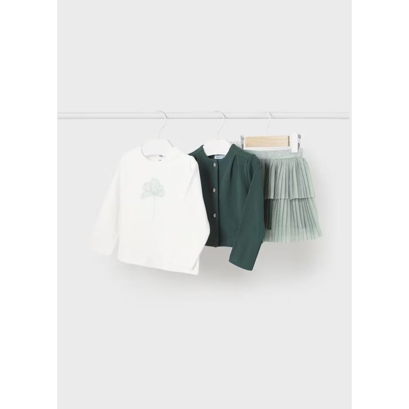 MAYORAL - Elegante Conjunto falda 3 piezas bebé