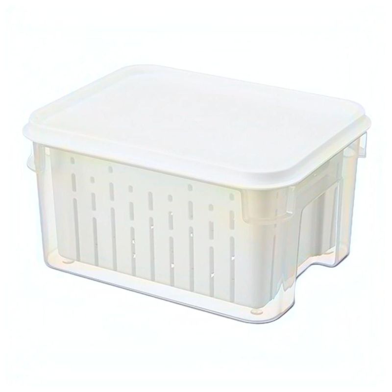 GENERICO - Organizador Colador De Verduras Para Refrigerador Hermetico
