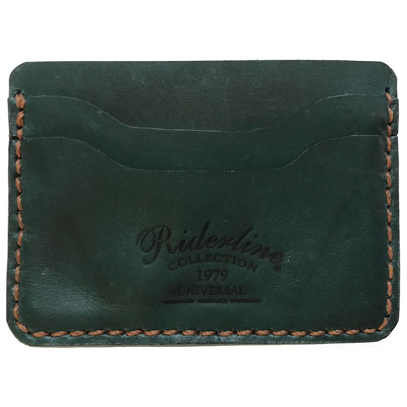 RIDERLINE - tarjetero ,billetera ,Venecia, verde ,  cuero ,  RIDERLINE