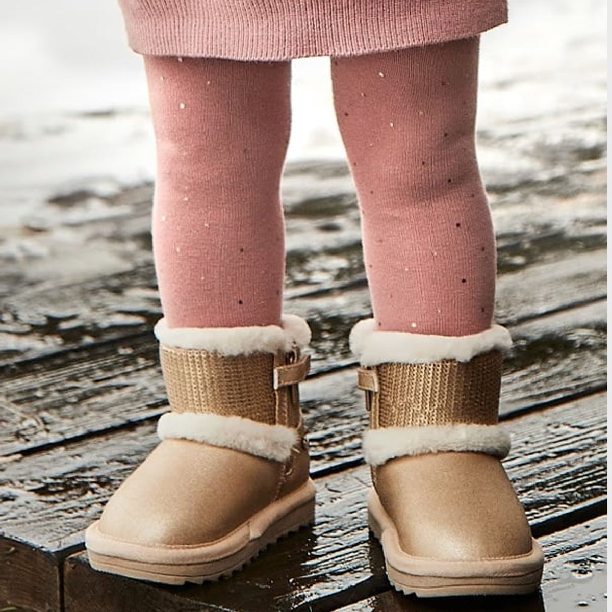 MAYORAL - Leotardo lunares purpurina bebé