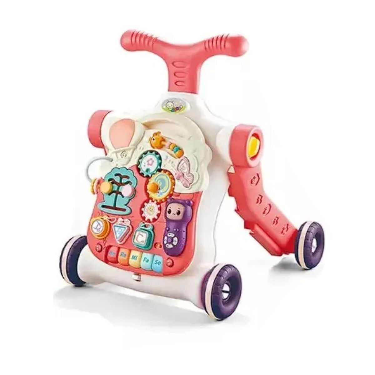 GENERICO - Juguete Caminador 5 En 1 Didacto Interactivo Rosado Infantil