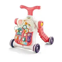 GENERICO - Juguete Caminador 5 En 1 Didacto Interactivo Rosado Infantil