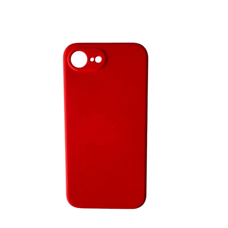 GENERICO - Carcasa De Silicona Para iPhone 16e - Rojo